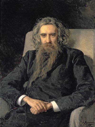 Retrato de Vladimir Sergeyevich Solovyov (1853-1900), 1895 de Nikolai Aleksandrovich Yaroshenko